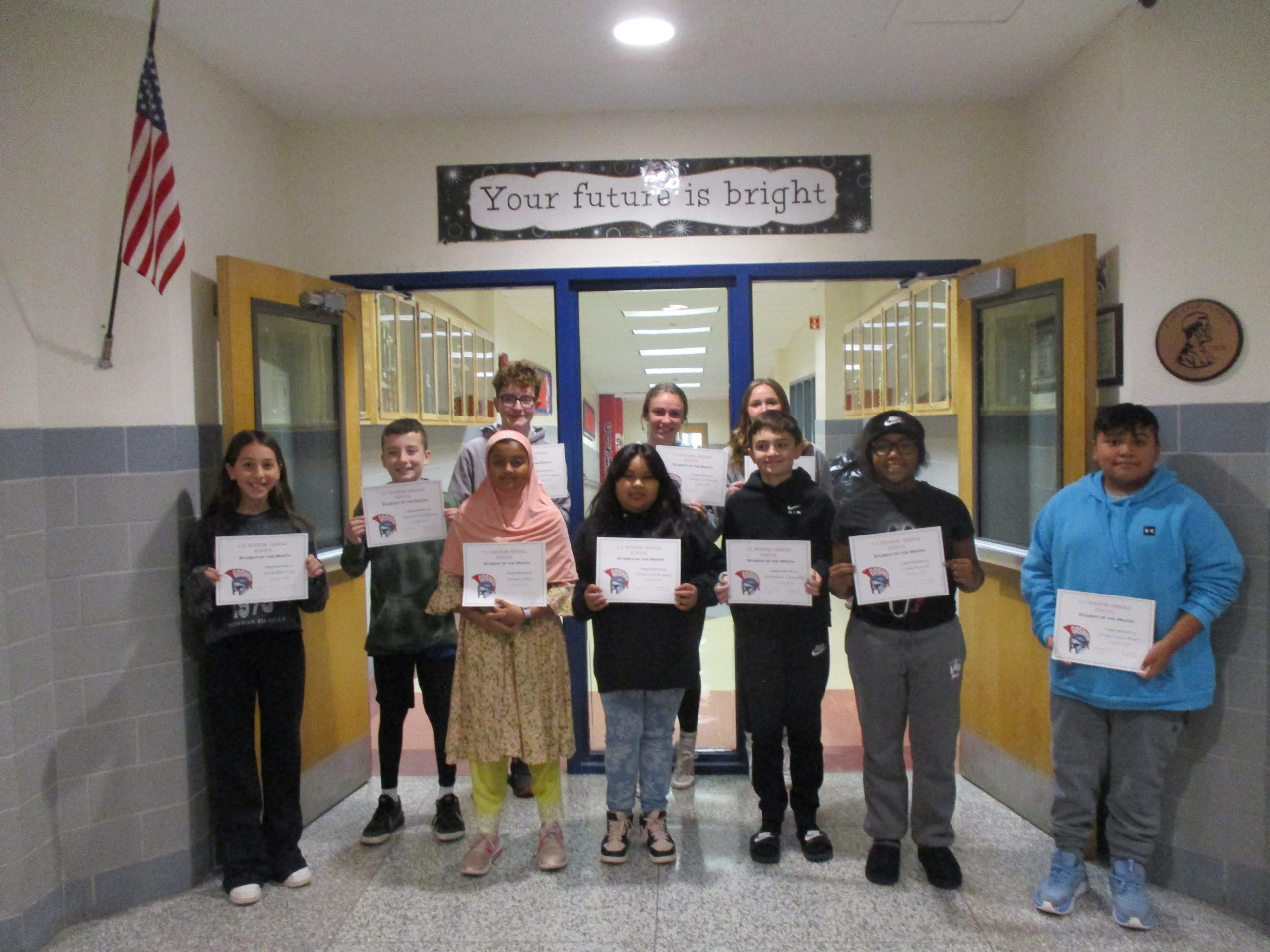 CJH October Students of the Month