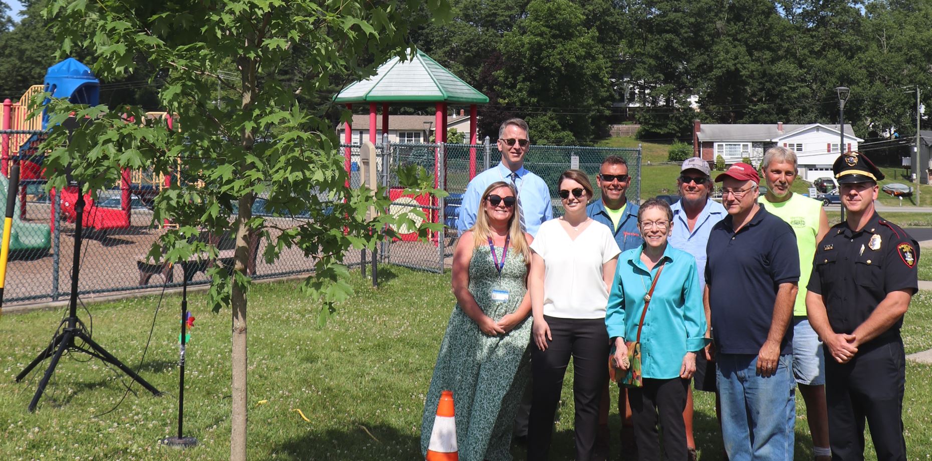 Village, SAS 2nd graders start new tree planting tradition